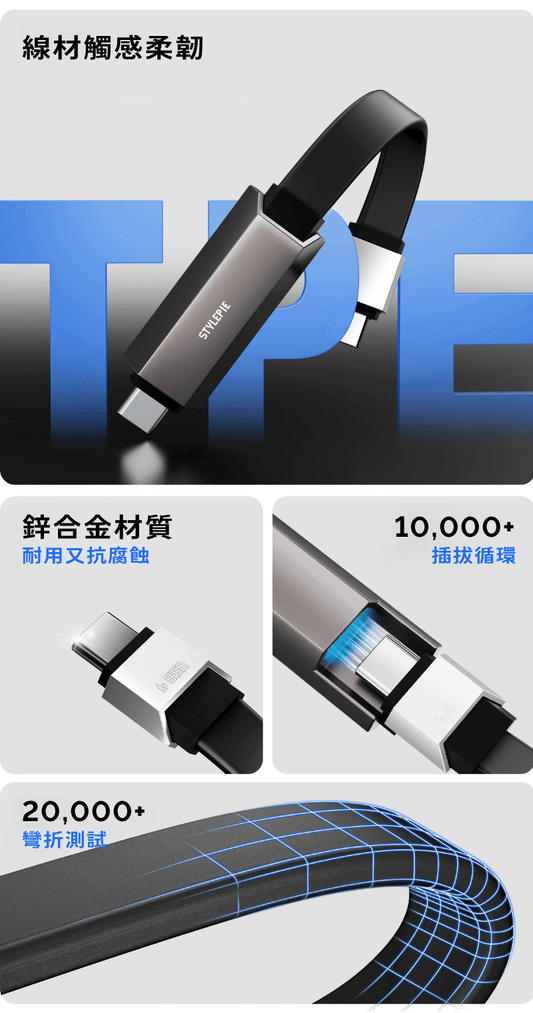 STYLEPIE 超能備份線 | 適用於iPhone + Android (現貨發售)