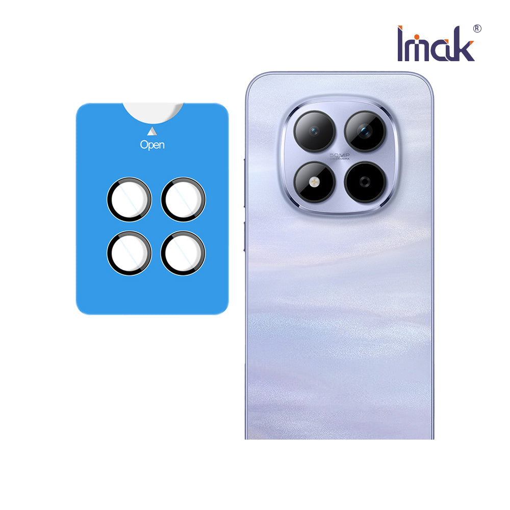Imak Redmi 紅米 Note 15系列 5G 鏡頭玻璃貼(透明版/曜黑版/自帶定位版) 奈米吸附 (品牌直送)