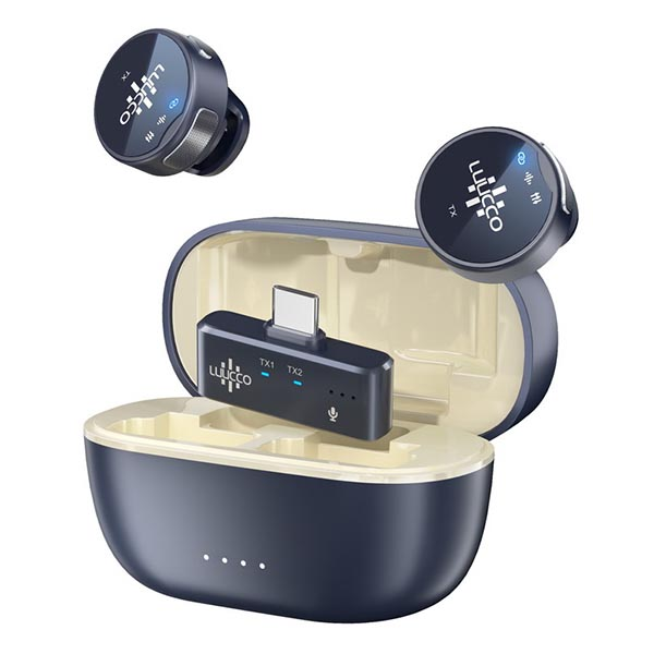 LUUCCO AirWave Mini K2 USB-C 一對二 無線領夾麥克風(品牌直送)