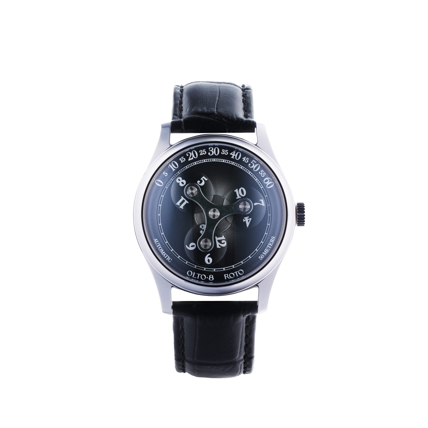 OLTO-8 Wandering Hour Gradient Enamel Watch (Ships April 16th)