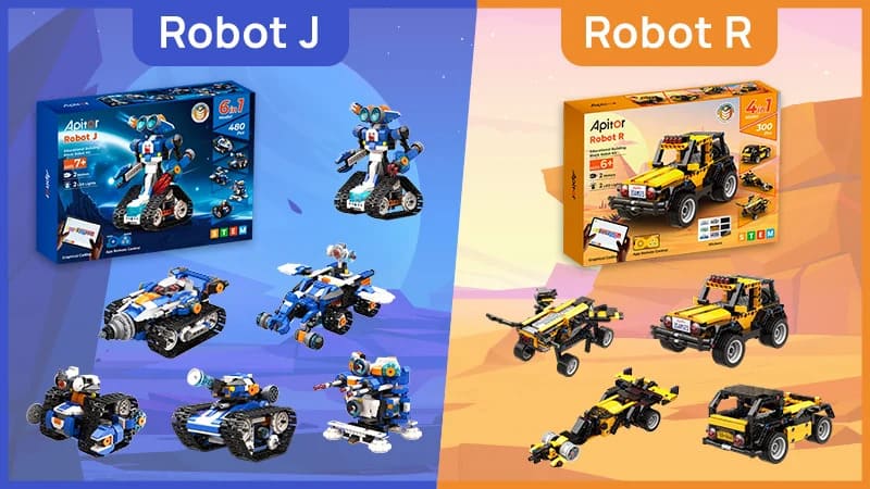 Apitor Robot JR 親子編程動力積木|STEM國際教育認證 (4月9日寄出)