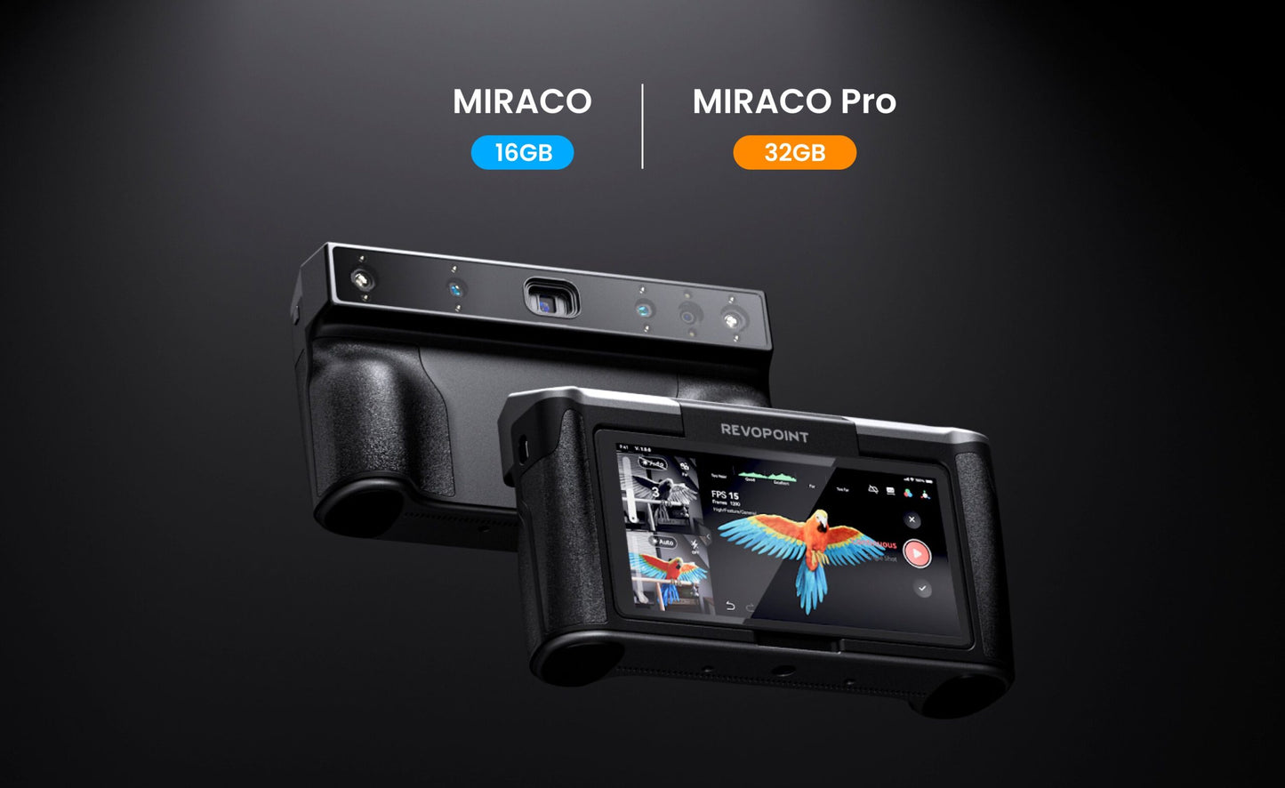 Revopoint MIRACO 首個 大小物件通用3D掃描器 (品牌直送)