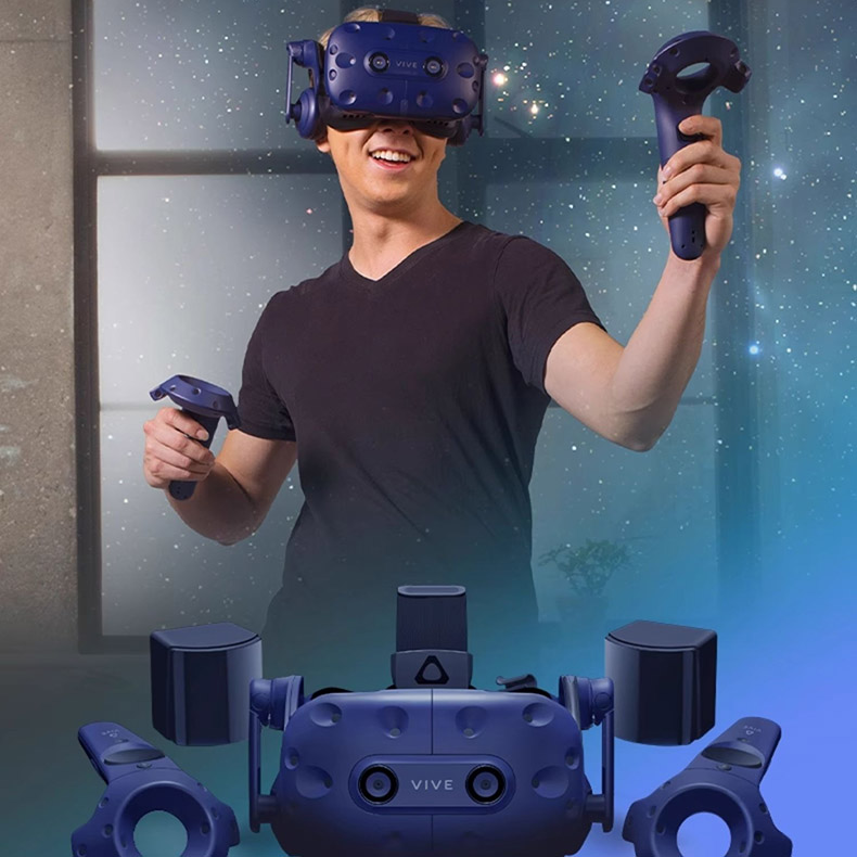 HTC VIVE Pro VIVE-P120 智能VR眼鏡專業版基礎套裝 (品牌直送)