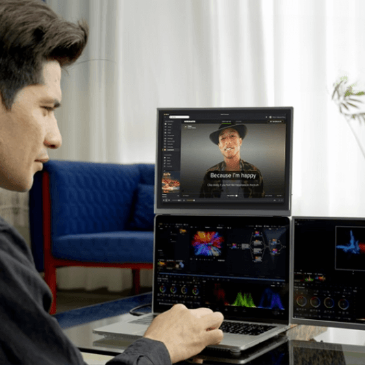 Scope Pro 首創自由吸附Ｘ多角度 極輕薄外接螢幕