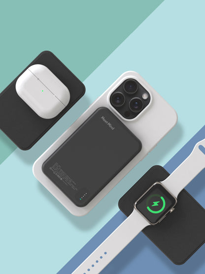 Meet Mind 5000mAh Mini Magsafe 3in1磁吸快充行動電源 (品牌直送)