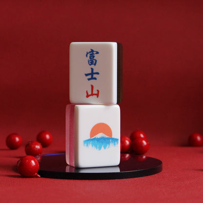 Day Day Print 創意圖案客製化便攜式麻將 雕刻定制logo 便攜式麻將 個性禮品 (品牌直送)