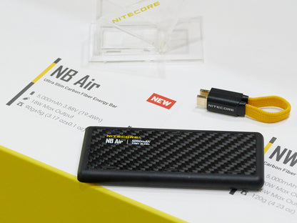 NITECORE NB AIR 世界最輕薄的5,000mAh行動電源