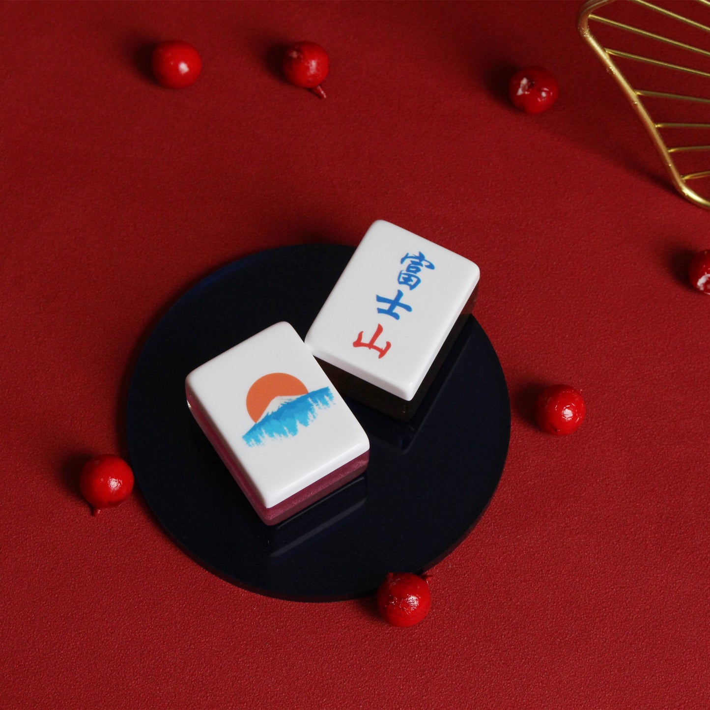 Day Day Print 創意圖案客製化便攜式麻將 雕刻定制logo 便攜式麻將 個性禮品 (品牌直送)