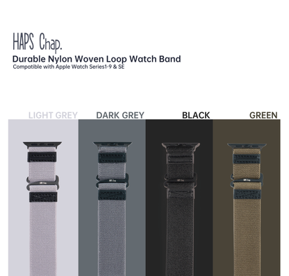 HAPS Chap. 尼龍鈎扣款Apple Watch錶帶 (品牌直送)