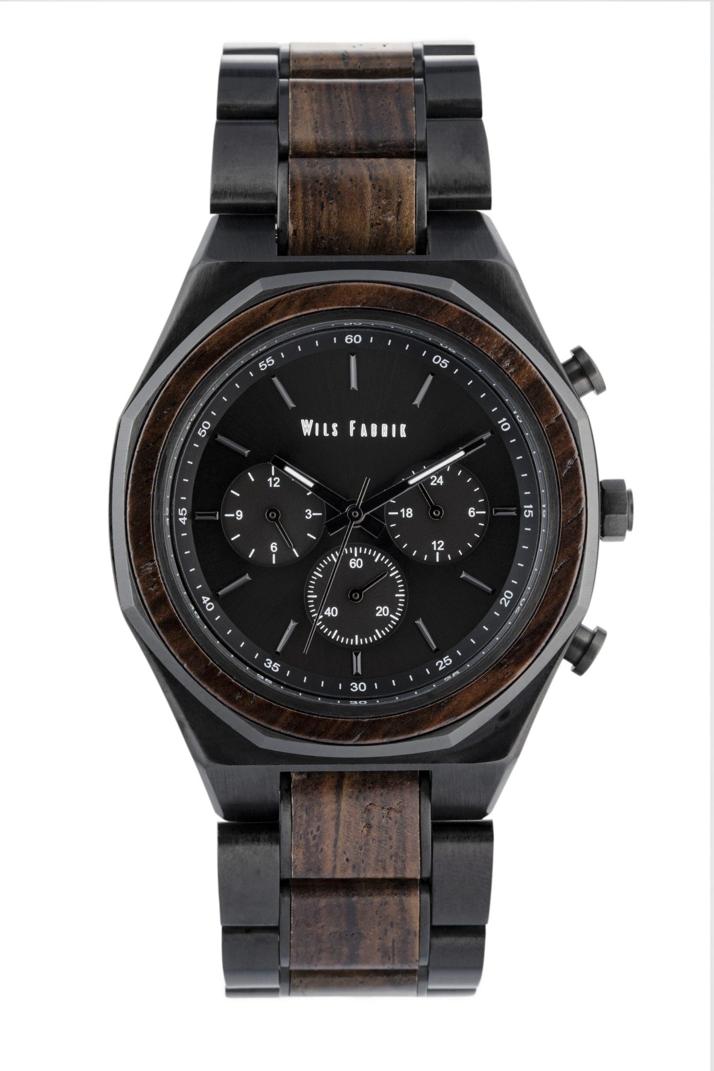 The Distant GMT 木與鋼異材質感手錶