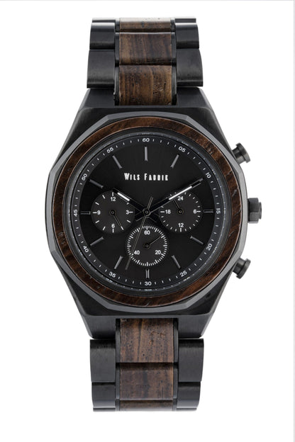 The Distant GMT 木與鋼異材質感手錶