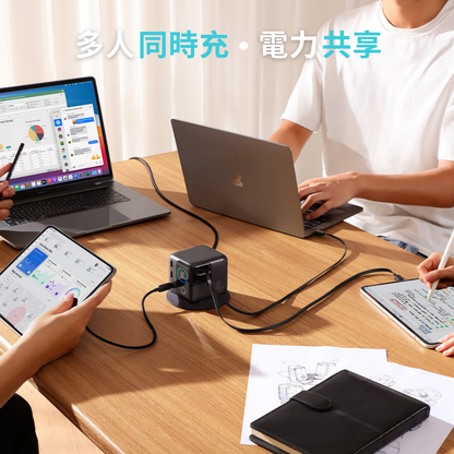 JOYROOM PODIX 140W GaN快充5合1自動捲線充電器 (現貨發售)