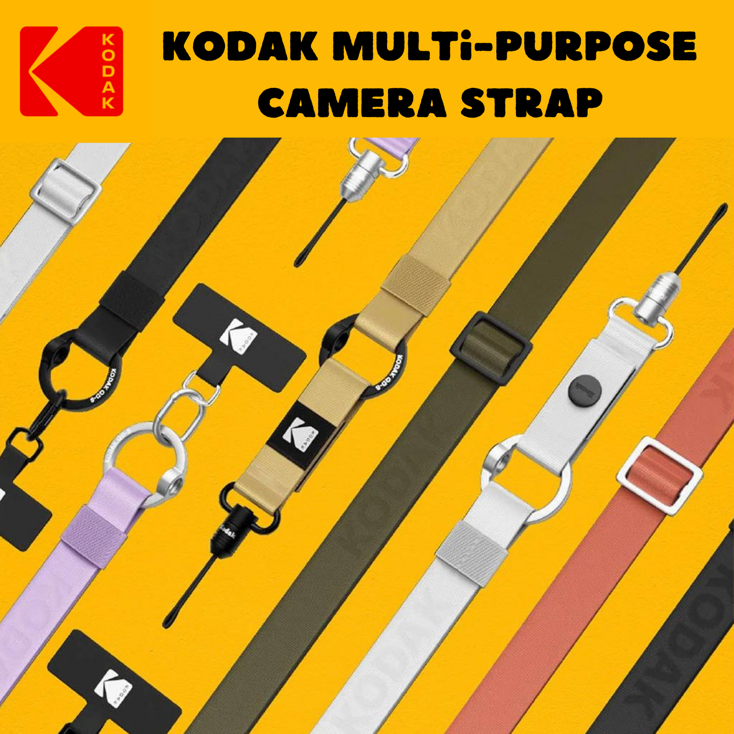 KODAK Multi-Purpose Camera Strap 相機手機兩用帶 (品牌直送)