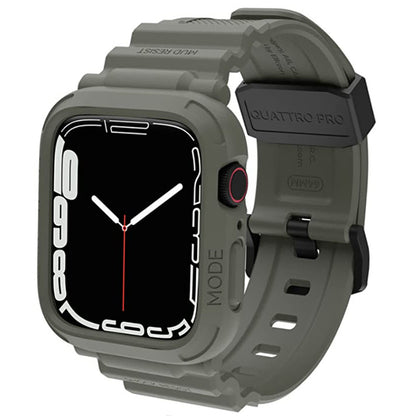 Elkson Apple Watch 9/8/7/6/5/4/SE Quattro Pro柔韌透氣耐磨TPU一體成形軍規錶帶38-45mm (品牌直送)