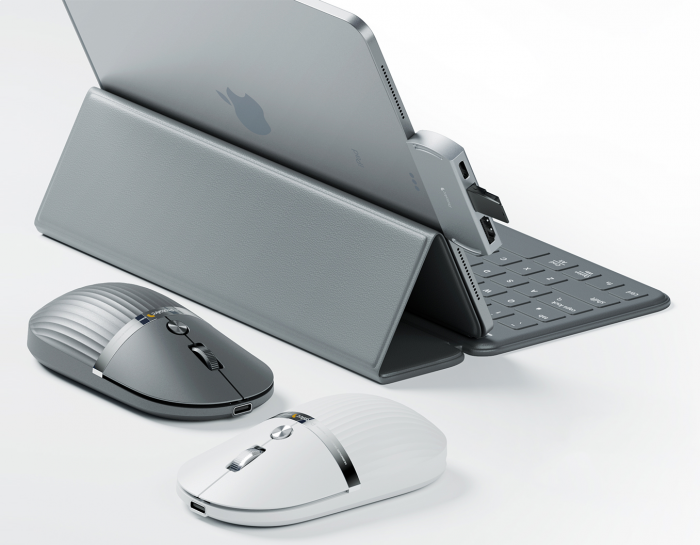 Беспроводная высокопроизводительная мышь ProtoArc HubMouse с многофункциональным Type-C хабом