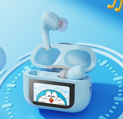 Беспроводные Bluetooth-наушники с шумоподавлением Doraemon и сенсорным интеллектуальным экраном (прямая доставка от бренда)