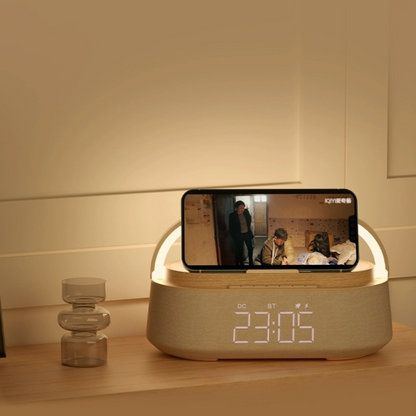狂響 Q29 多功能無線充電藍牙音箱鬧鐘 (品牌直送)