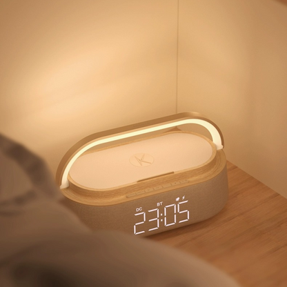狂響 Q29 多功能無線充電藍牙音箱鬧鐘 (品牌直送)