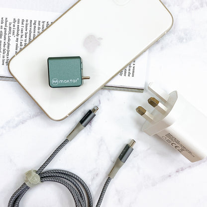 【雙用Qubii Duo USB-C備份豆腐】玫瑰金/夜幕綠(現貨發售)