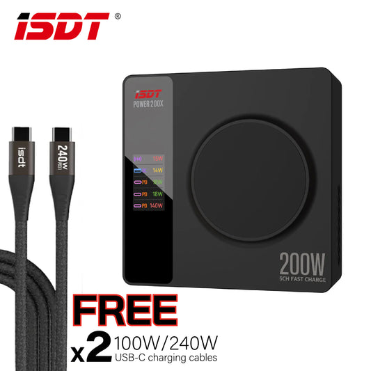 ISDT-Power200X 200W 智能快速充電器 (品牌直送)