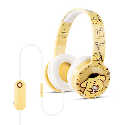兒童安全閃燈耳機備有線咪及遙距音控 – Pompompurin (品牌直送)
