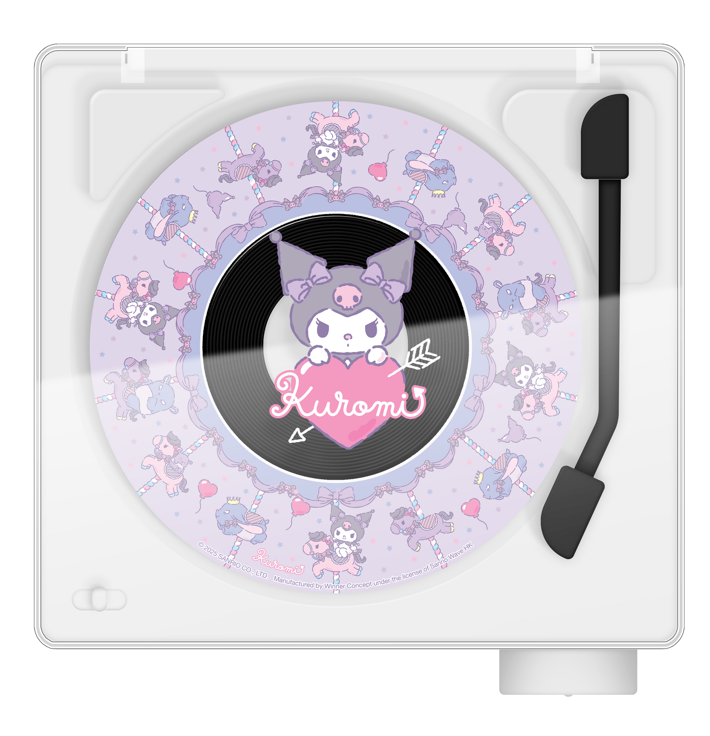 動漫工房 Sanrio Characters Kuromi 黑膠造型無線喇叭 (品牌直送)