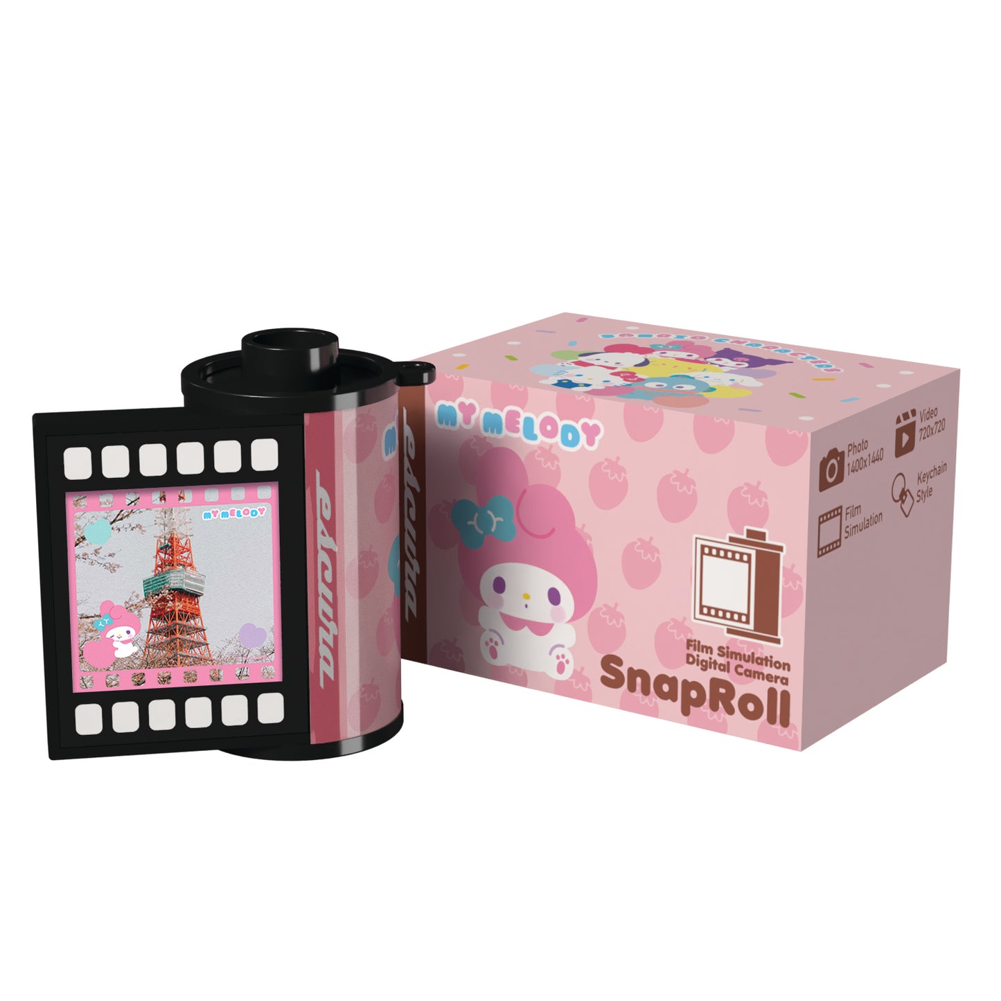 Sanrio Characters | Escura SnapRoll 菲林型數碼相機盲盒 (品牌直送)