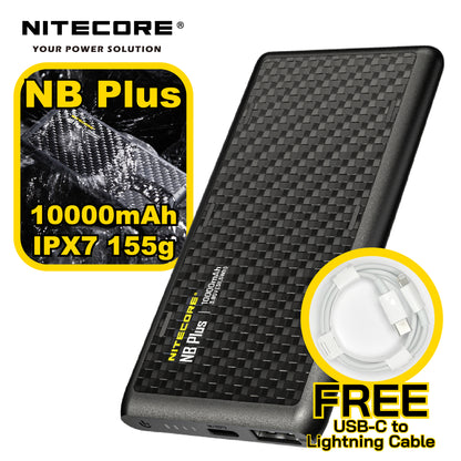 Nitecore NB Plus 155g 究極輕巧 10000mAh 行動電源 (品牌直送)