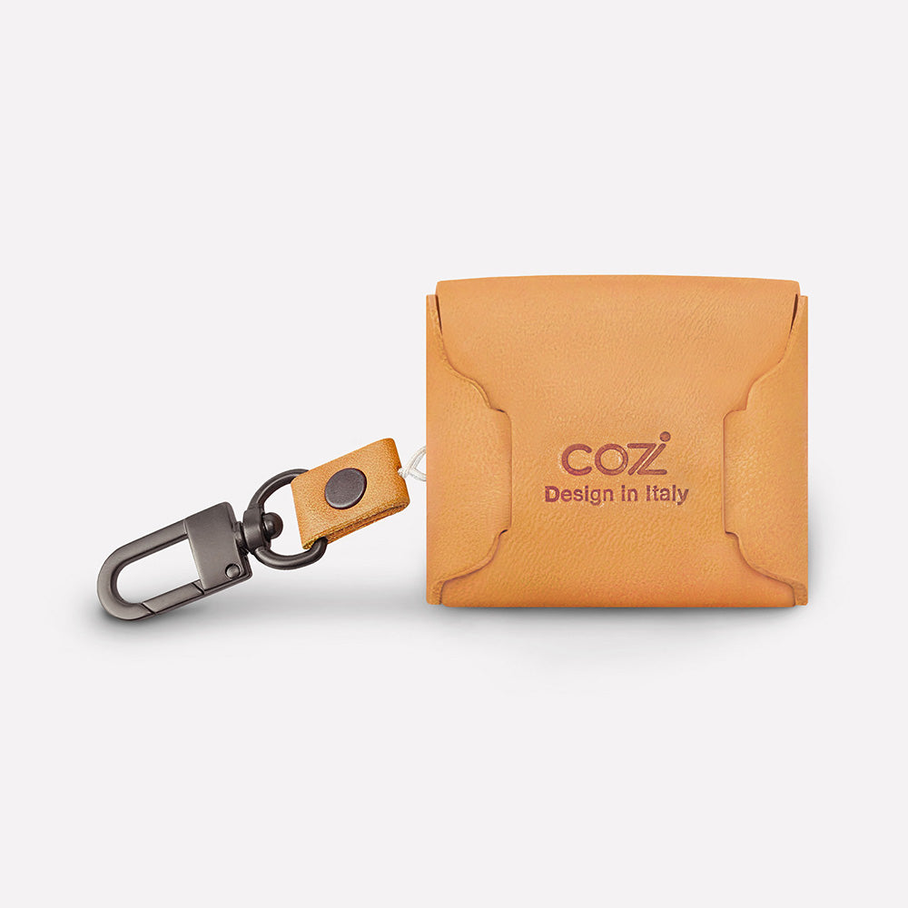 COZI – AirPods Pro 1/2代/ AirPods 3代 植鞣皮革保護套 保護殼 收納包 收納袋 真皮保護套(品牌直送)