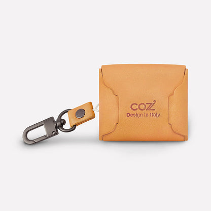 COZI – AirPods Pro 1/2代/ AirPods 3代 植鞣皮革保護套 保護殼 收納包 收納袋 真皮保護套(品牌直送)