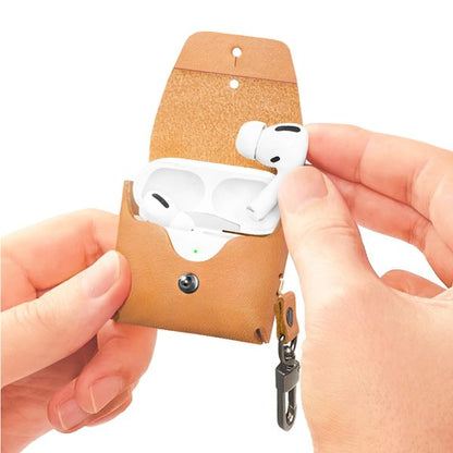 COZI – AirPods Pro 1/2代/ AirPods 3代 植鞣皮革保護套 保護殼 收納包 收納袋 真皮保護套(品牌直送)