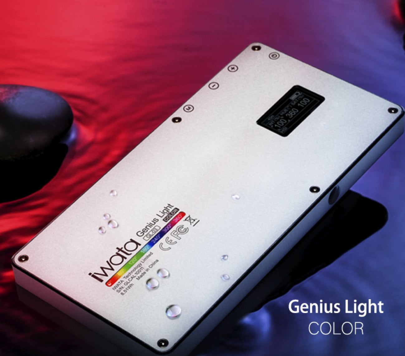 iwata GL-03 RGB Color 全彩及泠暖色溫補光燈 (品牌直送)
