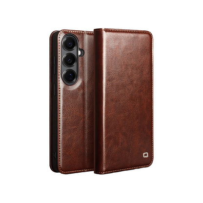 QIALINO SAMSUNG 三星 S26系列 5G 真皮經典皮套 牛皮 手機殼 (品牌直送)