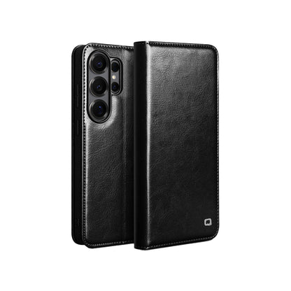 QIALINO SAMSUNG 三星 S26系列 5G 真皮經典皮套 牛皮 手機殼 (品牌直送)