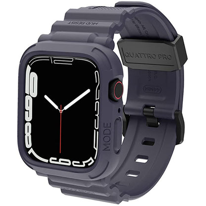 Elkson Apple Watch 9/8/7/6/5/4/SE Quattro Pro柔韌透氣耐磨TPU一體成形軍規錶帶38-45mm (品牌直送)
