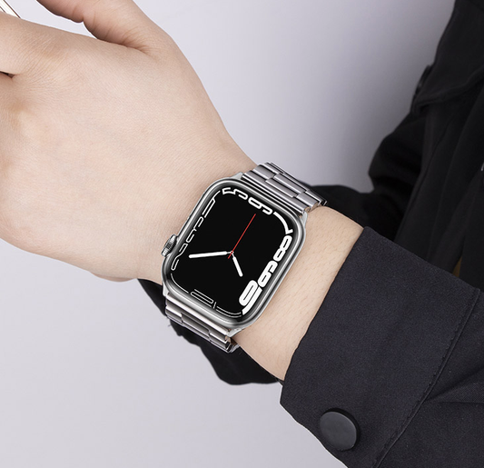 hoco 蘋果 Apple Watch 格朗三珠鋼錶帶(附錶帶調整器) 金屬錶帶 (品牌直送)