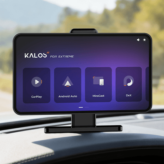 KALOS PAD 多功能無線行車 HD 觸控顯示器 | 4K + 1080P 雙行車記錄攝像頭 x 手勢/語音控制