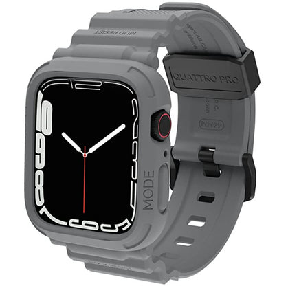Elkson Apple Watch 9/8/7/6/5/4/SE Quattro Pro柔韌透氣耐磨TPU一體成形軍規錶帶38-45mm (品牌直送)