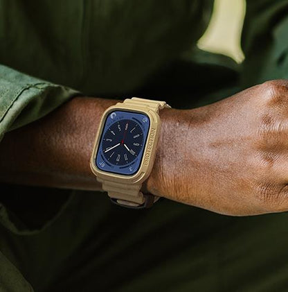 Elkson Apple Watch 9/8/7/6/5/4/SE Quattro Pro柔韌透氣耐磨TPU一體成形軍規錶帶38-45mm (品牌直送)