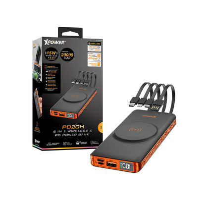 XPower PD20H 6合1多功能無線充電器(品牌直送)