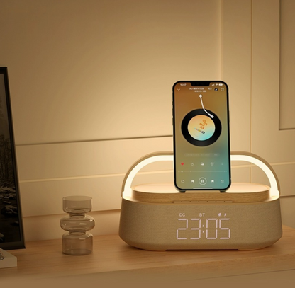 狂響 Q29 多功能無線充電藍牙音箱鬧鐘 (品牌直送)