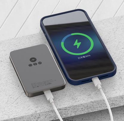 Meet Mind 5000mAh Mini Magsafe 3in1磁吸快充行動電源 – 鋁合金款 (品牌直送)