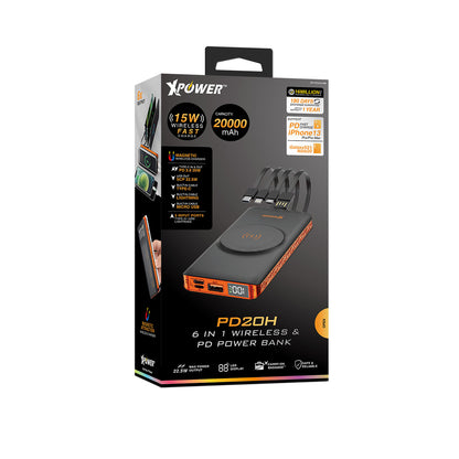 XPower PD20H 6合1多功能無線充電器(品牌直送)