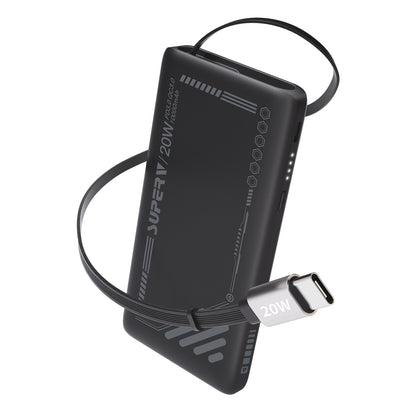 SUPERV 10000mAh 內置70cm Type-C線 Dual Input & Output | Power14 (品牌直送)