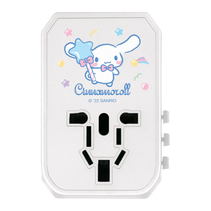 Sanrio Characters 4頭 45W PD & QC 快速充電通用旅行轉插 (品牌直送)