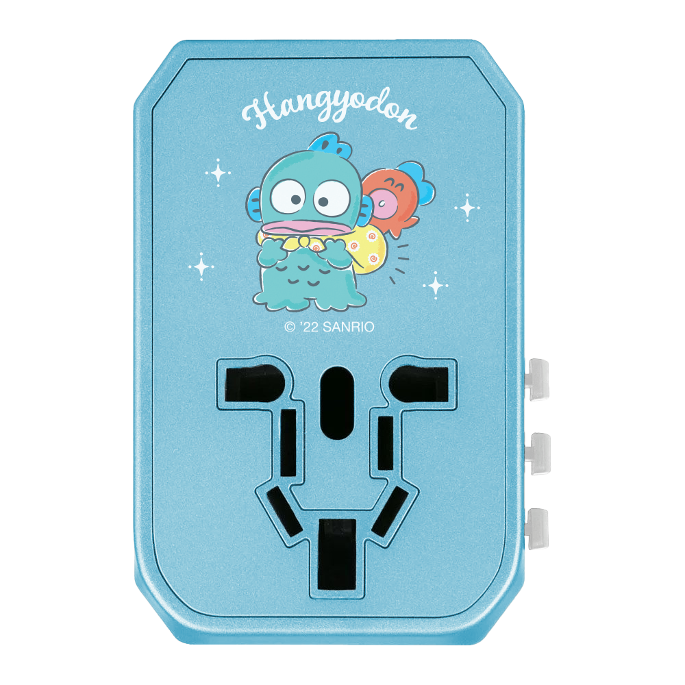 Sanrio Characters 4頭 45W PD & QC 快速充電通用旅行轉插 (品牌直送)
