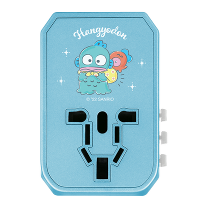 Sanrio Characters 4頭 45W PD & QC 快速充電通用旅行轉插 (品牌直送)