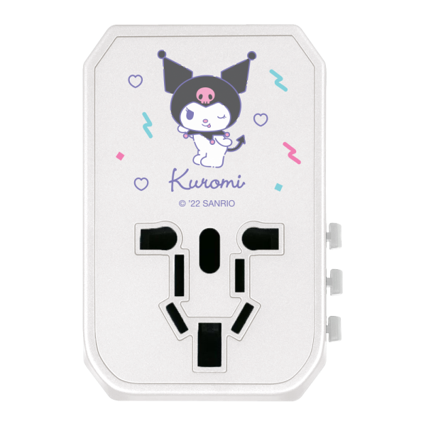 Sanrio Characters 4頭 45W PD & QC 快速充電通用旅行轉插 (品牌直送)