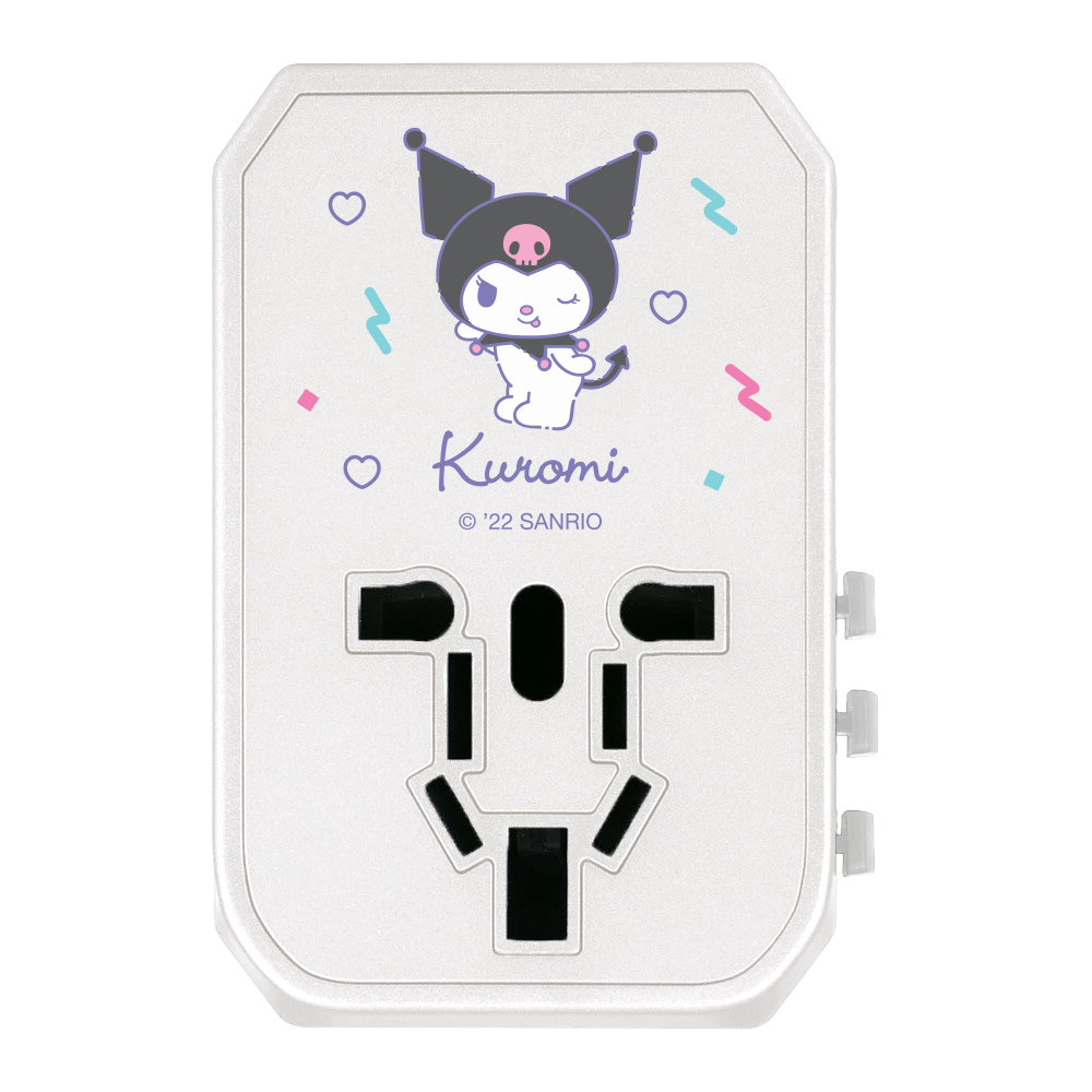 Sanrio Characters 4頭 45W PD & QC 快速充電通用旅行轉插 (品牌直送)
