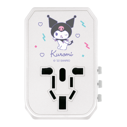 Sanrio Characters 4頭 45W PD & QC 快速充電通用旅行轉插 (品牌直送)